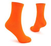The Glowhouse Calcetines de hombre Neon Teddy Boy Rock N Roll 60s 70s 80s para disfraz, naranja., 6-11