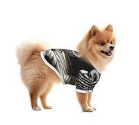 The Glowing Bald Eagle - Camisa de malla para perro, ligera y transpirable, de secado rápido, elástica, chaleco para perros pequeños