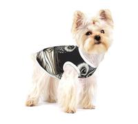 The Glowing Bald Eagle - Ropa para mascotas con estampado de águila calva para perros pequeños y gatos, pijama de algodón suave para perros, traje de gato, para chihuahuas, ropa de perro salchicha