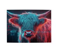 The Glowing Calf - Rompecabezas de madera de 500 piezas para adultos, rompecabezas desafiante para juegos de tamaño 38 x 50 cm