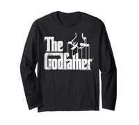 The Godfather Distressed Logo by Rock Off Manga Larga