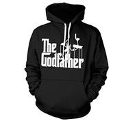 The Godfather Licenciado Oficialmente Logo (3XL, 4XL, 5XL) Sudaderas con Capucha (Negro) 4X-Large
