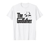 The Godfather Original White Title Logo Camiseta