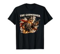 The Godwiener Vintage Hot Dog Maestro de la Parrilla Regalo Camiseta gráfica económica