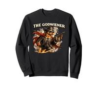 The Godwiener Vintage Hot Dog Maestro de la Parrilla Regalo Sudadera