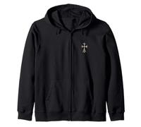 The Gold Cross Pave Diamond2 Sudadera con Capucha