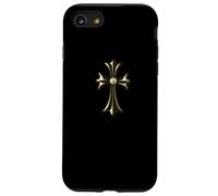 The Golden Beryl Cross Diamonds Carcasa para iPhone SE (2020) / 7/8
