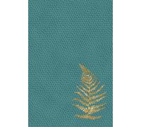 The Golden Fern Journal: 184 Lined Pages | 6 x 9 Inch Writing Book for Daily Notes, Thoughts, and Planning