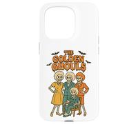 The Golden Ghouls Retro Halloween Skeleton Mujer Carcasa para iPhone 15 Pro