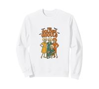 The Golden Ghouls Retro Halloween Skeleton Mujer Sudadera