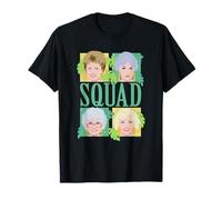 The Golden Girls Illustrated Squad Character Grid TV Show Camiseta
