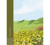 The Golden Meadow Journal: Aesthetic Grid Notebook for Mindful Writing and Creative Planning | Cottagecore Landscape Art Cover