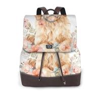 The Golden Retriever Mochila de viaje para mujer, mochila casual, mochila de cuero estampada para mujer para el trabajo