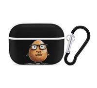 The Good Egg - Funda protectora rígida para auriculares Bluetooth compatible con Airpods Pro con llavero