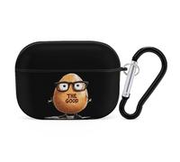 The Good Egg - Funda protectora rígida para auriculares Bluetooth compatible con Airpods Pro con llavero