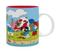 THE GOOD GIFT Taza mug Porcelana Los Pitufos (Feliz de Vivir !!)