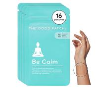 The Good Patch Parches de liberación sostenida Be Calm con extracto de cáñamo, raíz de Ashwagandha y pasiflor, 4 bolsas (16 parches)