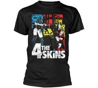 The Good The Bad & The 4 Skins (Black) by 4 Skins - Camiseta para hombre, Negro , L