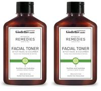 The Goodfellas' smile tonico viso Cetriolo e Witch Hazel 250ml (Paquete de 2)
