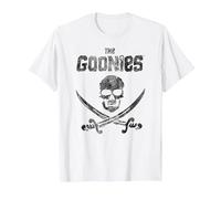 The Goonies Flag on Gray Camiseta, Hombre, Blanco, M
