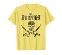 The Goonies Flag on Gray Camiseta, Hombre, Limón, XL