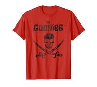 The Goonies Flag on Gray Camiseta, Hombre, Rojo, M