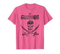 The Goonies Flag on Gray Camiseta, Hombre, Rosa Jaspeado, XL