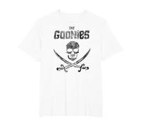 The Goonies Flag on Gray Camiseta, Hombre Tallas Grandes, Blanco, 3X Alto