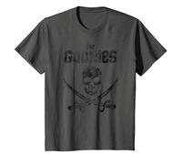 The Goonies Flag on Gray Camiseta, Niños, Asfalto, 2 años