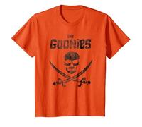 The Goonies Flag on Gray Camiseta, Niños, Naranja, 2 años