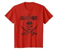 The Goonies Flag on Gray Camiseta, Niños, Rojo, 3 años