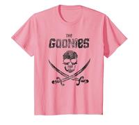 The Goonies Flag on Gray Camiseta, Niños, Rosado, 2 años