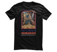 The Goonies Licenciado Oficialmente Poster Hombre Camiseta (Negro), XXXX-Large