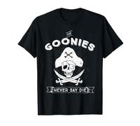 The Goonies Never Say Die Skull Pirate, Divertido Logotipo clásico de los 80 Camiseta