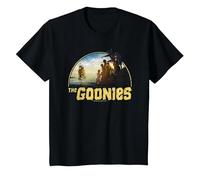The Goonies Pirate Ship Camiseta, Niños, Negro, 12 años