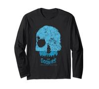 The Goonies Skull Blue Graphic Nostalgia Coleccionable Manga Larga