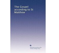 The Gospel according to St Matthew