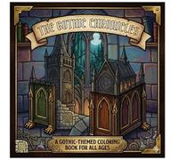 The Gothic Chronicles: Gothic Dark Academic Coloring Book