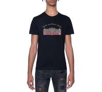 The Grand Budapest Hotel Camiseta Negro para Hombre De Manga Corta con Cuello Redondo Black T-Shirt Mens