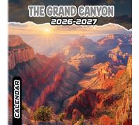 The Grand Canyon Calendar 2026-2027: 18 Month Planner To Keep You On Track from Sep 2026 to Dec 2027,Square 8.5 x 8.5 Inches Gift For Organizing & Planning