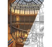 The Grand Library: A Cozy Coloring Journey for Adults: 45 Detailed Library Scenes from Around the World for Relaxation (Kettlebloom Chronicles)