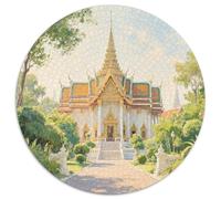 The Grand Palace of Bangkok Rompecabezas Imposible,desafío for Adults Edificio Juego Educativo 1000 Piezas Obra De Arte De Juego De para Adultos Y Niños A Partir De 12 Años 1000pcs (67.5x67.5cm)