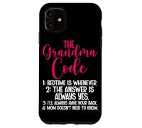 The Grandma Code Día de la Madre Abuela Abuela Abuela Carcasa para iPhone 11