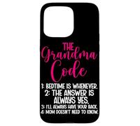 The Grandma Code Día de la Madre Abuela Abuela Abuela Carcasa para iPhone 15 Pro MAX