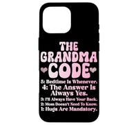 The Grandma Code Día de la Madre Abuela Abuela Abuela Carcasa para iPhone 16 Pro MAX