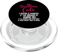 The Grandma Code Día de la Madre Abuela Abuela Abuela PopSockets PopGrip para MagSafe