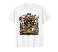 The Graveyard Shift Live Every Music Skeletons SPO Halloween Camiseta