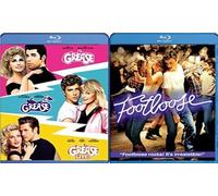 The Grease Trilogy & Footloose Collection: Grease/ Grease 2/ Grease Live & Footloose "5,120.6 cm [Blu-Ray, juego de 4 discos] Región 1