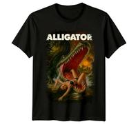 The Great Alligator (1979) Movie Poster Inspired T-Shirt Retro 80s tee Black XL