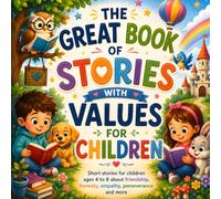 The Great Book of Stories with Values for Children: Short Stories for Ages 4-8 About Friendship, Honesty, Empathy, Perseverance, and More